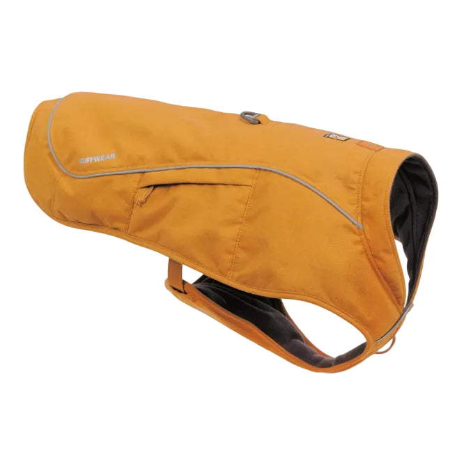Ruffwear Overcoat Fuse Hundeweste mit Geschirr Brown Bear