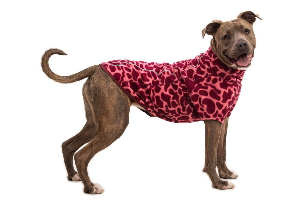 Ruffwear Climate Changer Fleecemantel Berry Lava – Ansicht 4