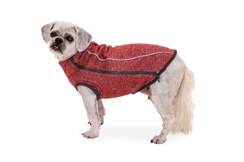 Ruffwear Hemp Hound Hundepullover Ziegelrot – Ansicht 2
