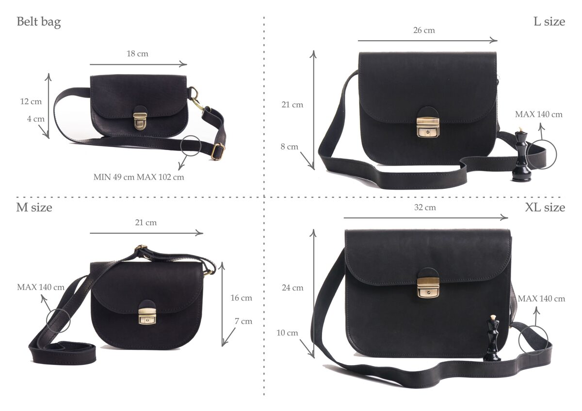 Satteltasche aus Leder in Rot – Ansicht 10