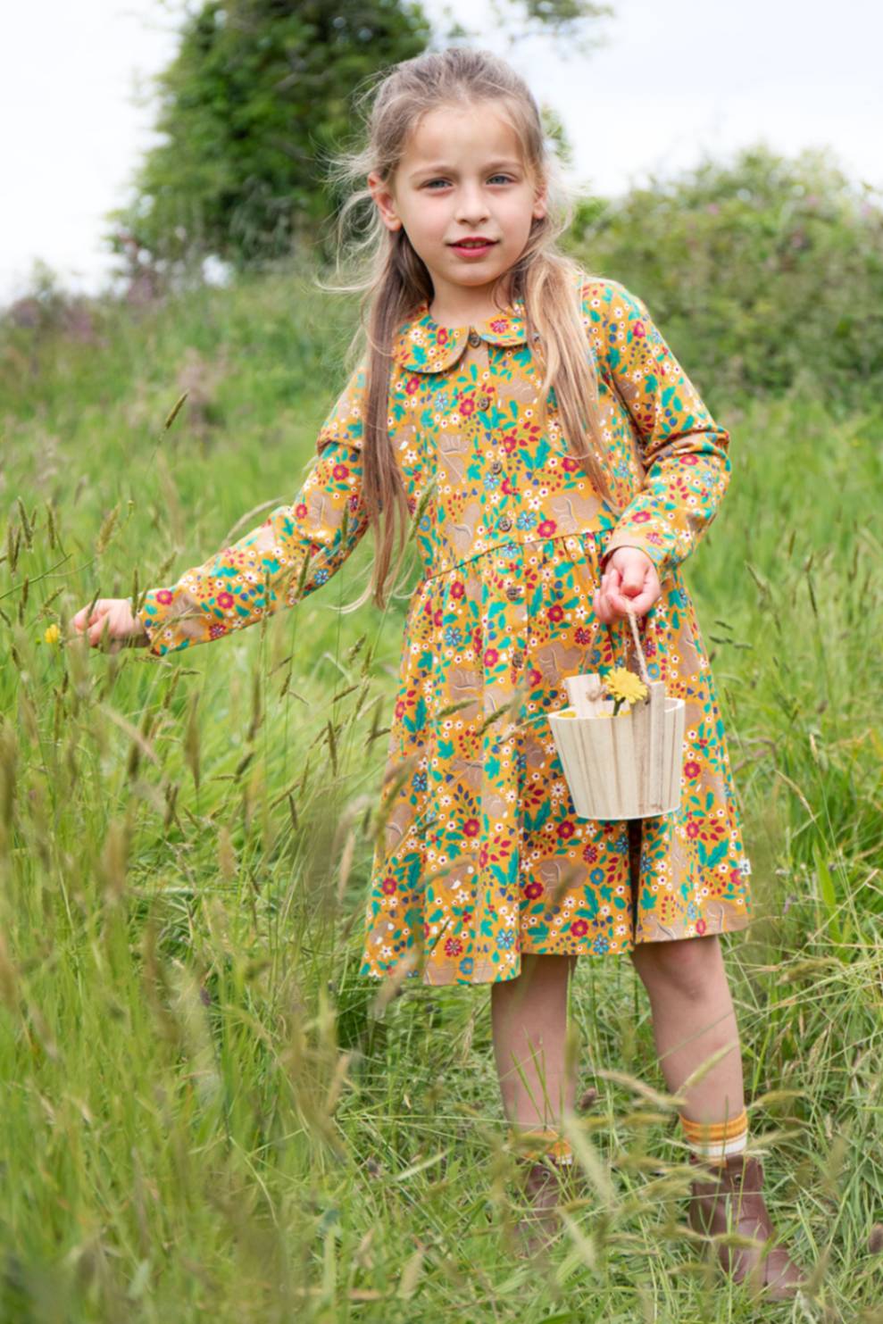Frugi Kleid Herbstfreunde – Ansicht 2