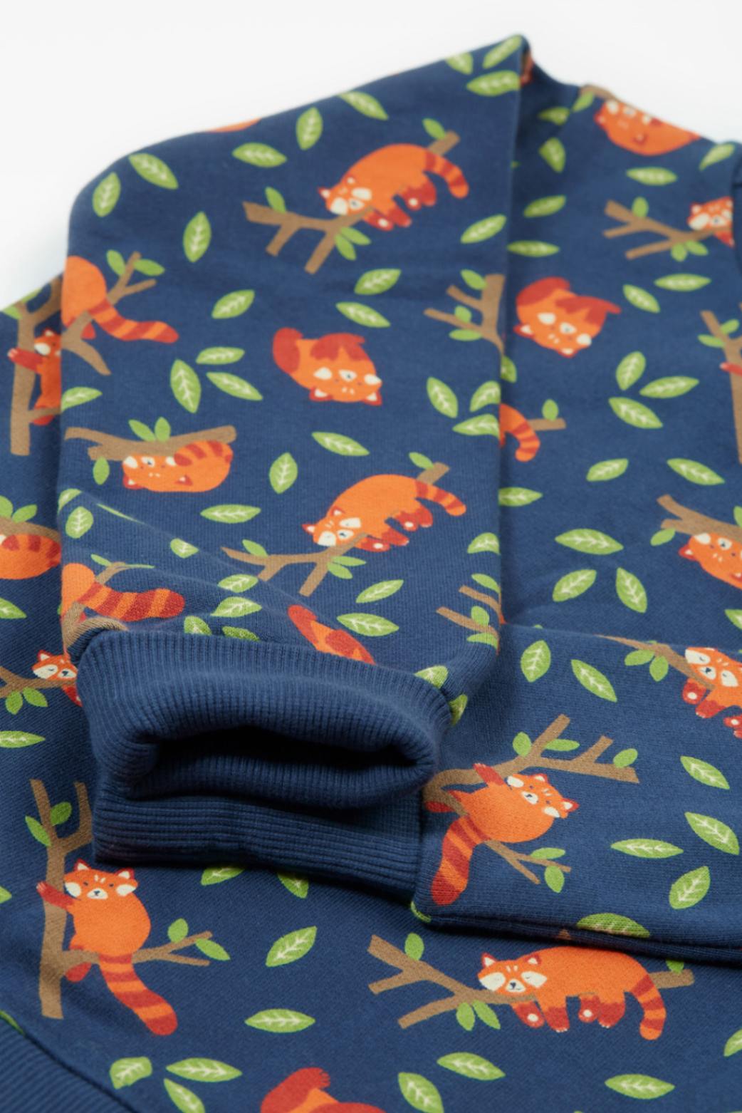 Frugi Sweatshirt Navy Roter Panda – Ansicht 3
