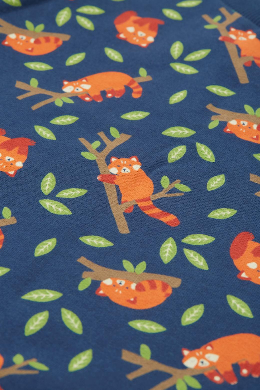 Frugi Sweatshirt Navy Roter Panda – Ansicht 5
