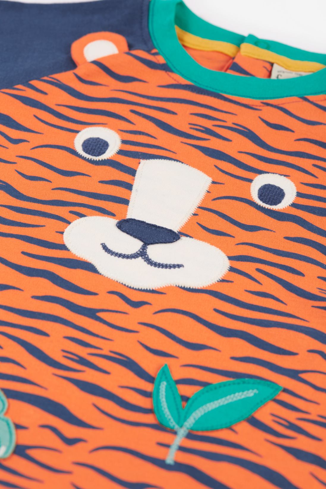 Frugi Langarmshirt Orange Tiger – Ansicht 2