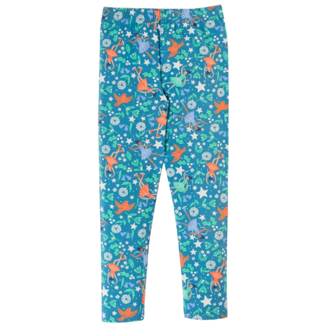 Frugi Libby Leggings Petrol mit Feen