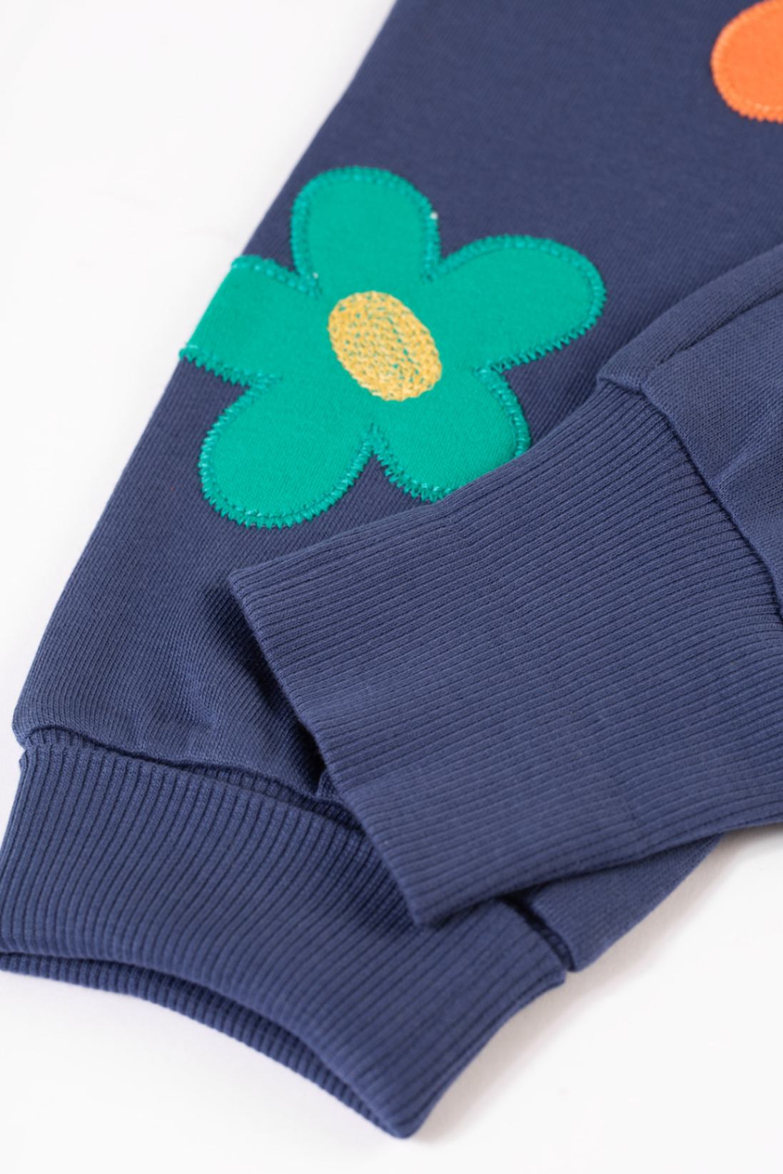 Frugi Jogginghose Navy Blumen – Ansicht 3