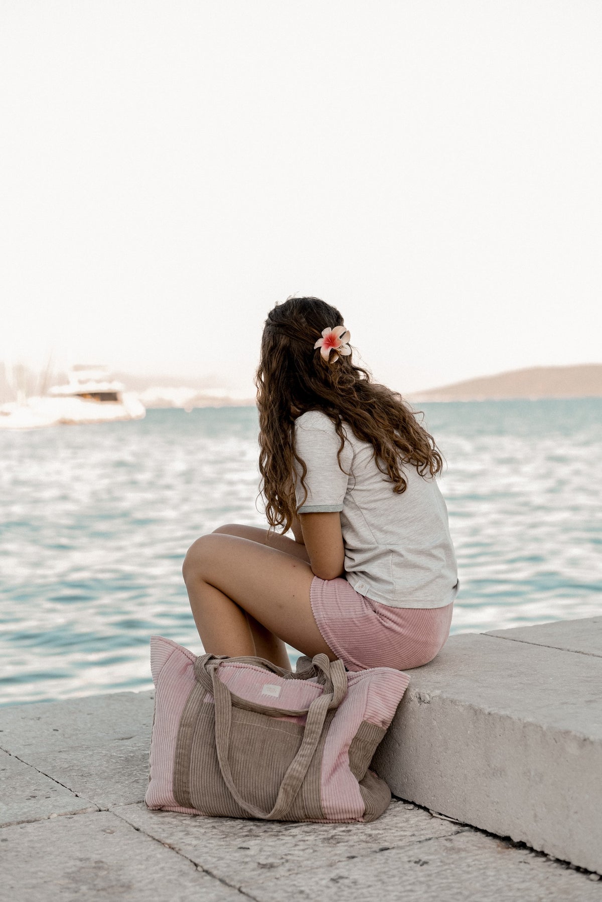 Weekender Tasche in Pink Coffee – Ansicht 3