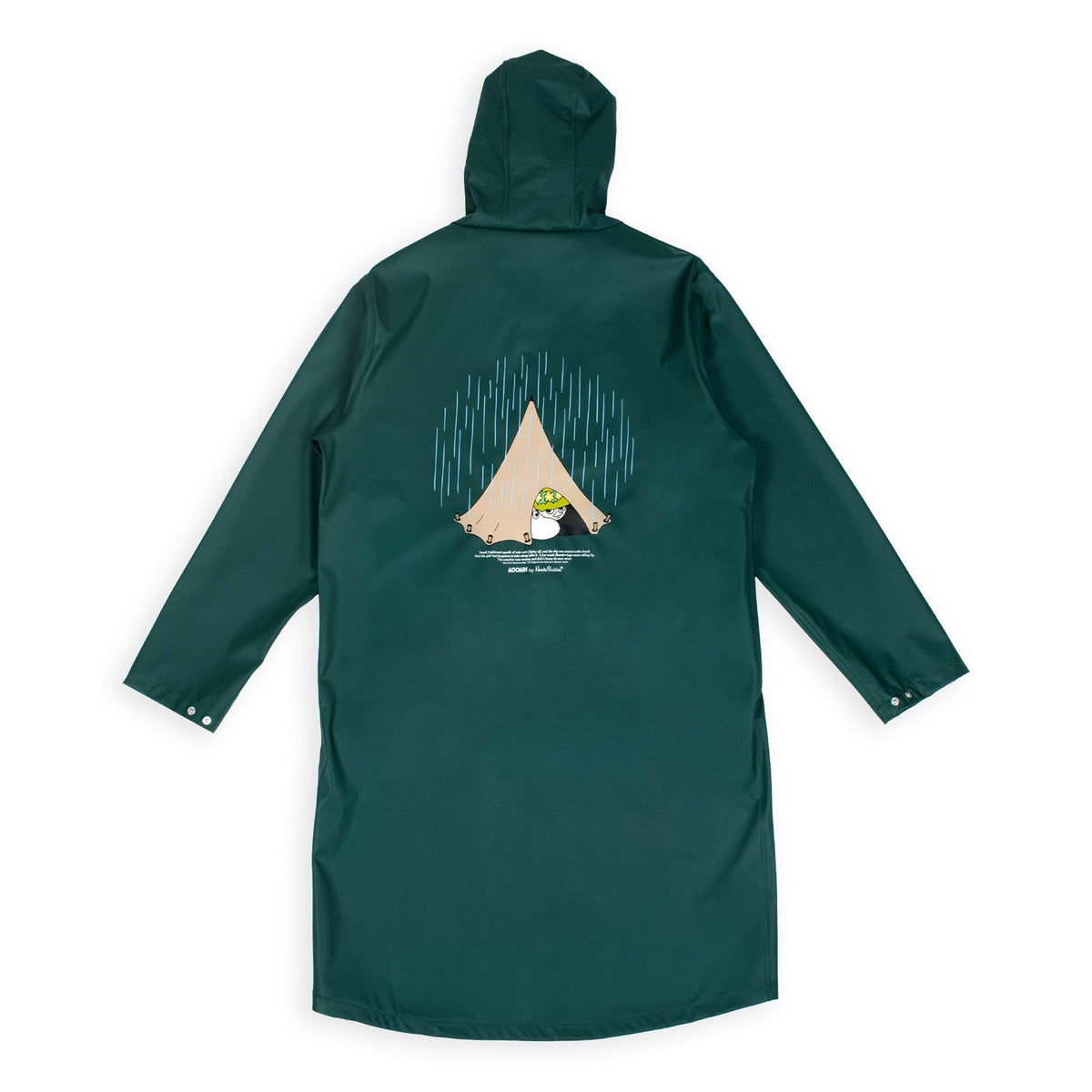 Mumin Regenjacke Dunkelgrün – Ansicht 6