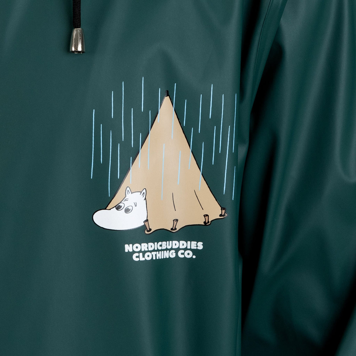 Mumin Regenjacke Dunkelgrün – Ansicht 7