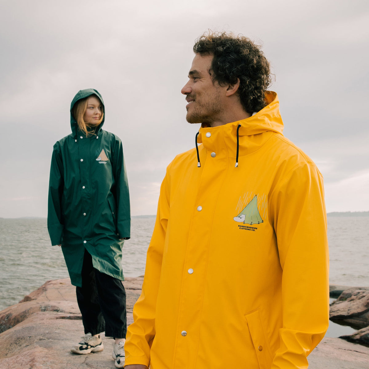 Mumin Regenjacke Dunkelgrün – Ansicht 13