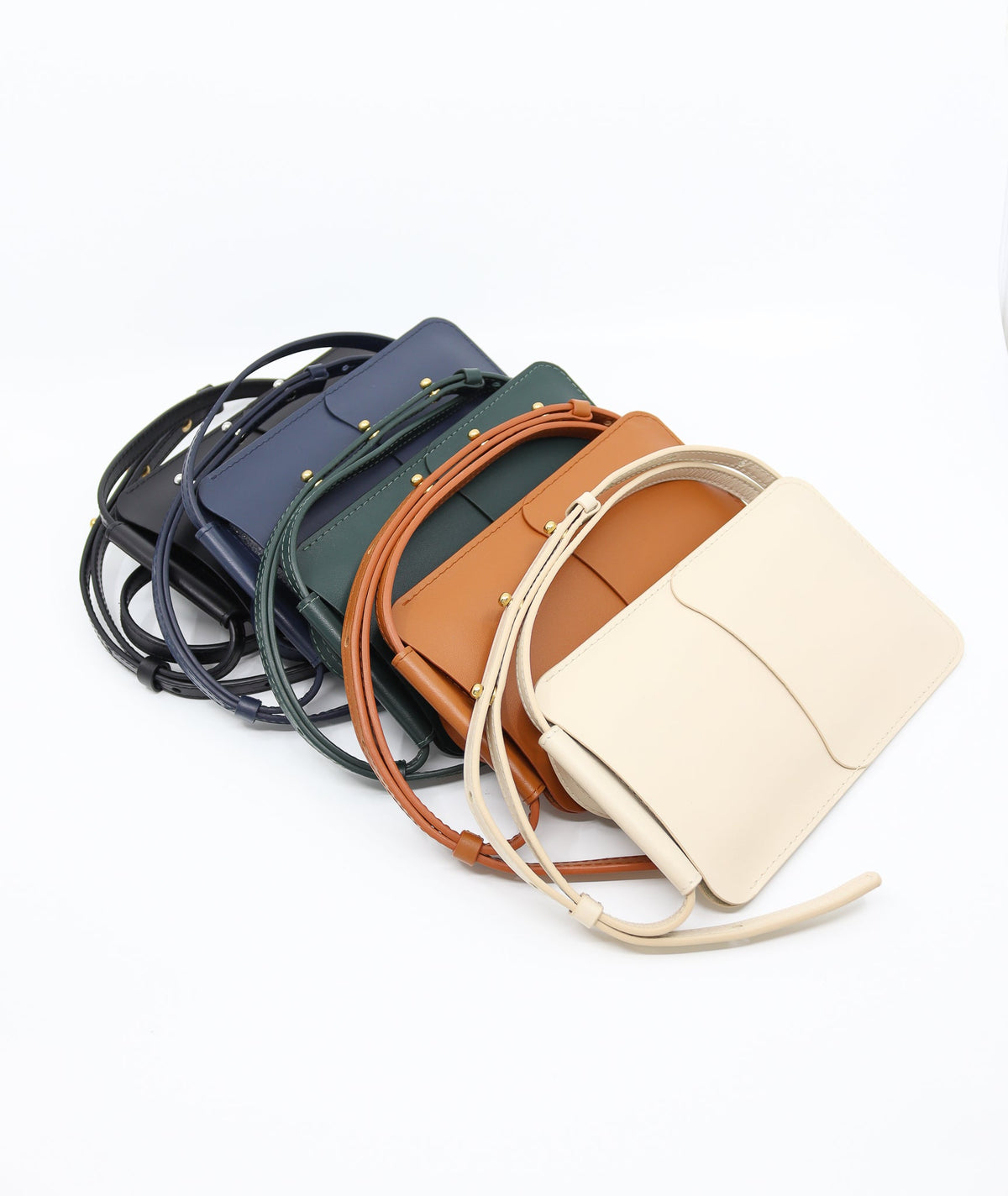 Handytasche aus Leder in Cognacbraun – Ansicht 6
