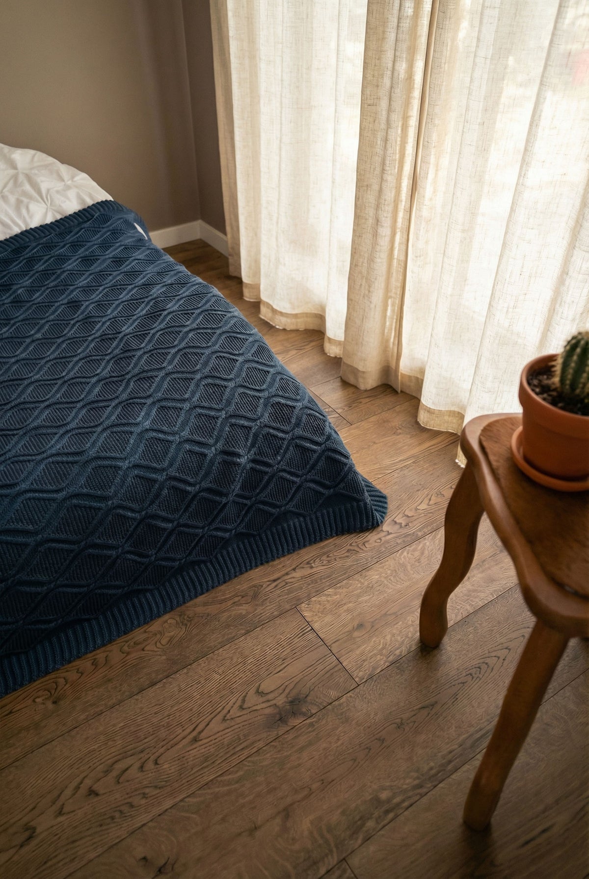 Woolish Merino-Decke Royal – Ansicht 3
