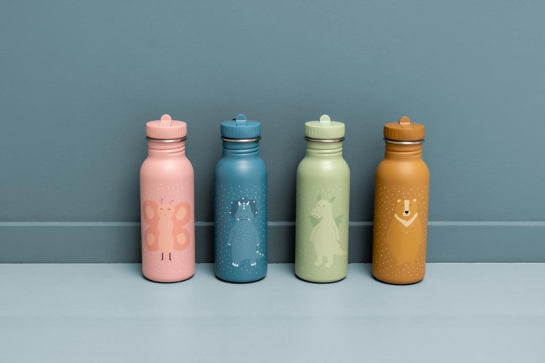 Trixie Edelstahl-Trinkflaschen 500 ml in verschiedenen Tiermotiven