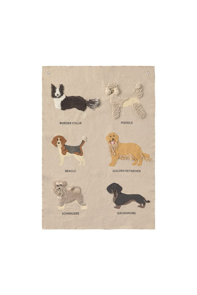 Lorena Canals Wandbehang Dogs