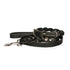 Geflochtene Lederleine TWISTED in Schwarz von Cooper & Quint