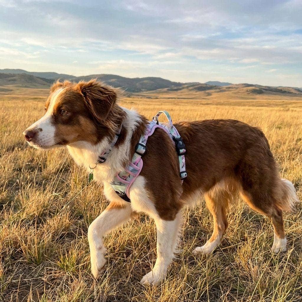 Hunde-Komfortgeschirr Pastell von Goofy Goldens – Ansicht 4