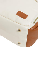 Kleiner Organizer-Rucksack in Creme und Braun – Ansicht 12