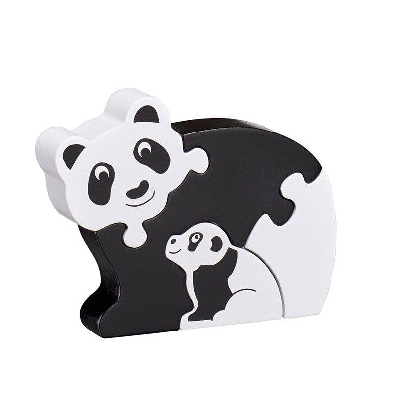 Panda-Puzzle mit Mama und Baby