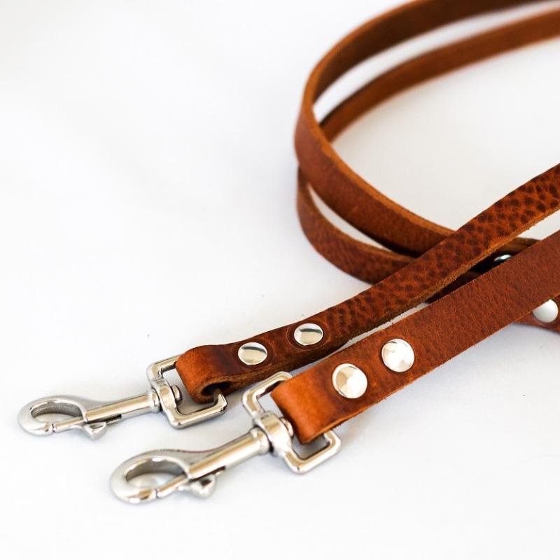 Lederleine in Braun von Cooper &amp; Quint