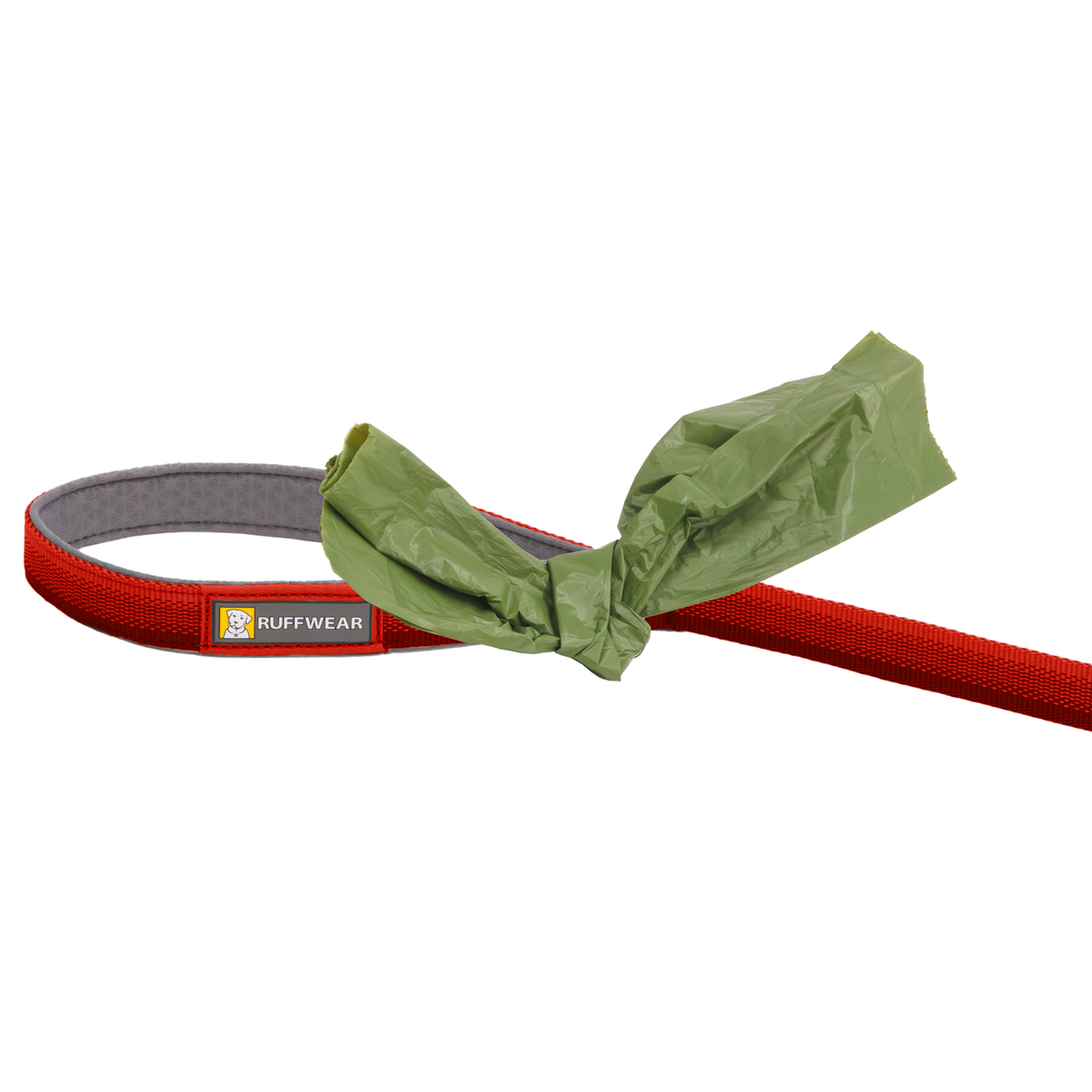 Ruffwear Front Range Leine Red Canyon – Griff mit Beutel