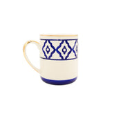 Kaffeetasse Vizsla von Michael Platin Design, handbemalt mit Goldrand