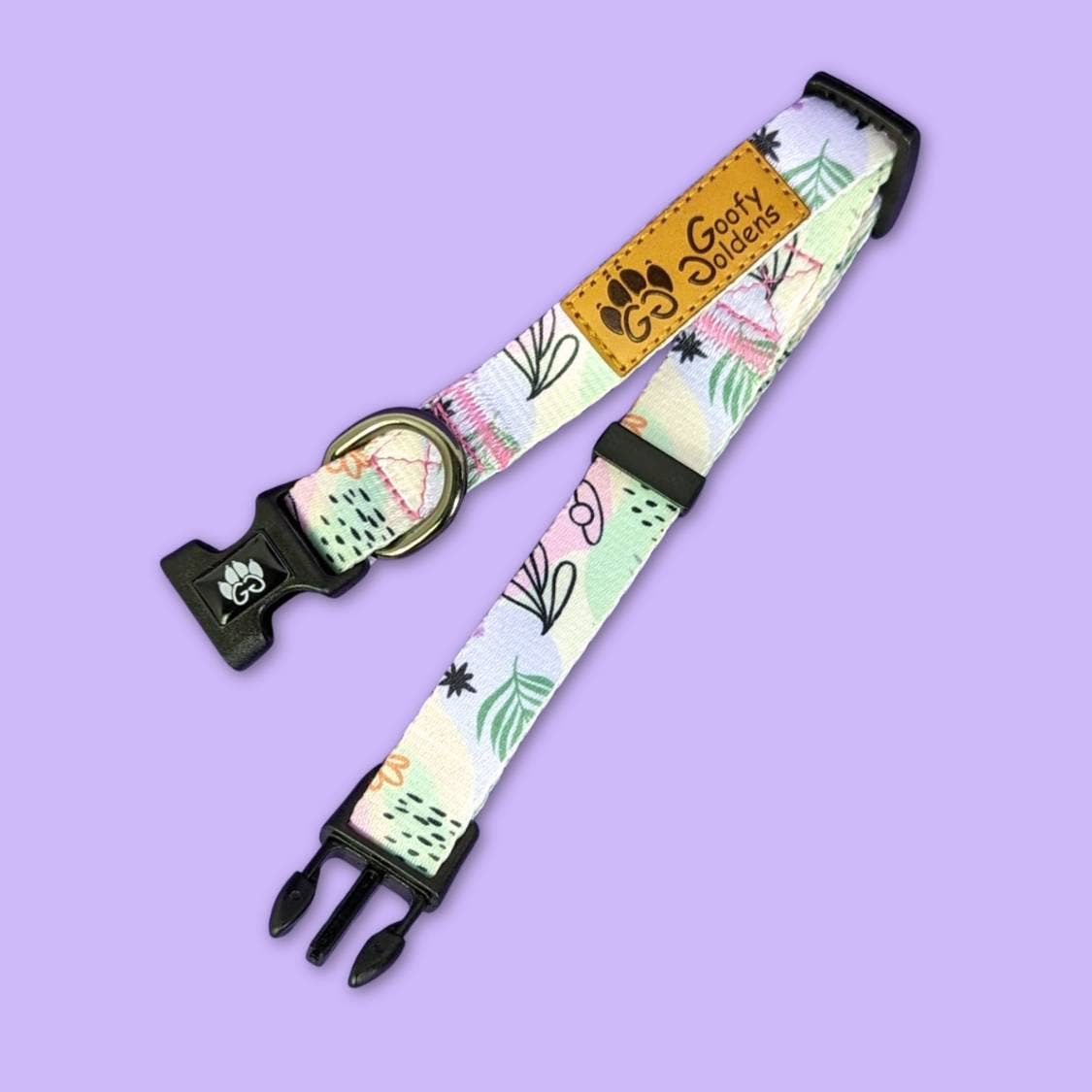 Hundehalsband Pastell von Goofy Goldens – Ansicht 9