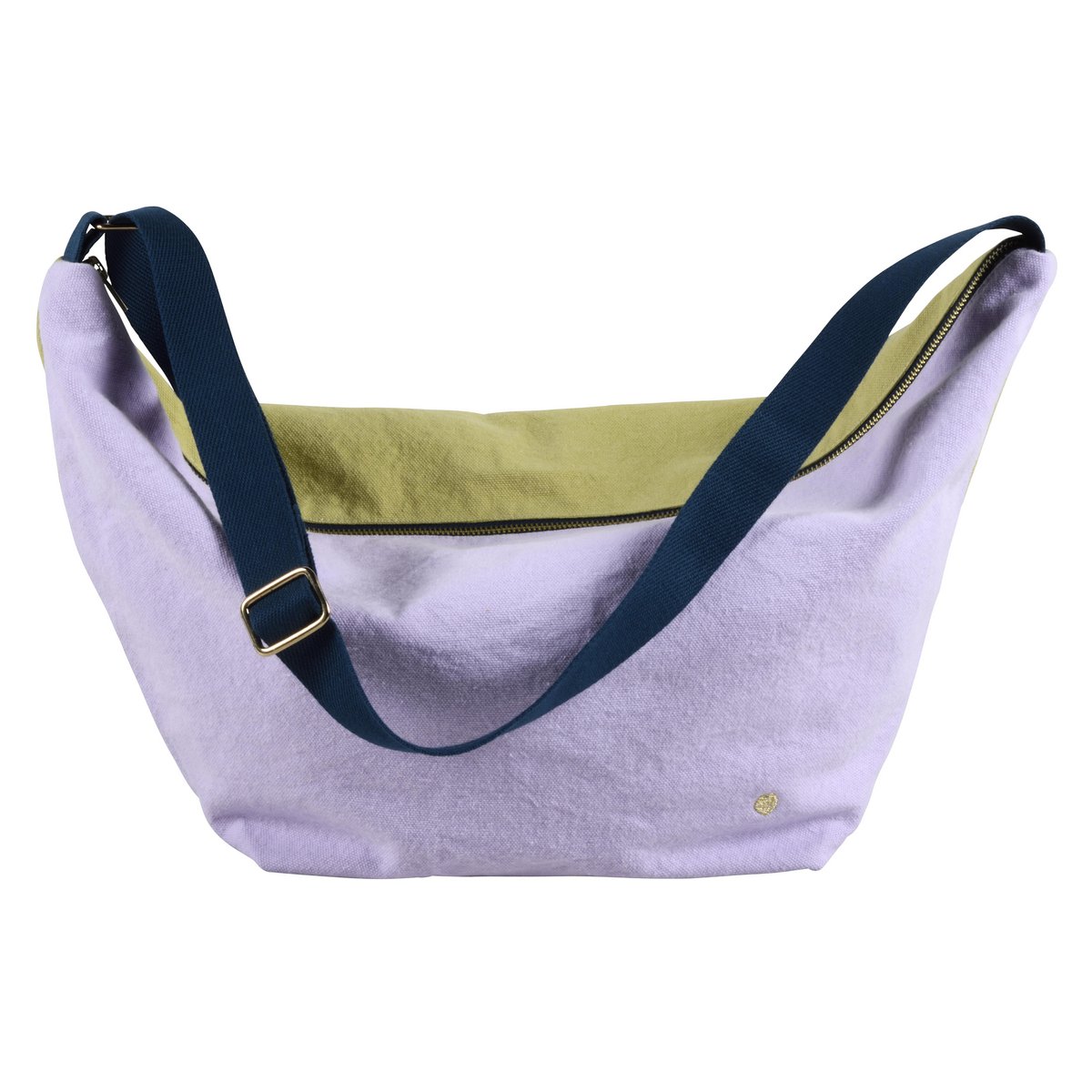 Halbmondtasche TRICOLO von VIVARAISE in Flieder Ananas