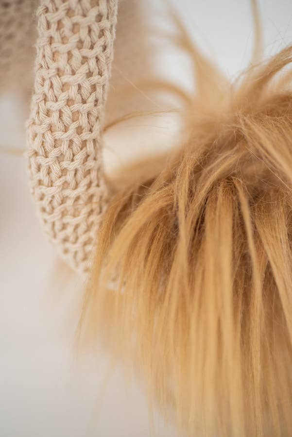 Gehäkeltes Stofftier Löwe in Beige und Braun von Crochetts – Ansicht 4