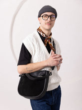 Lederhandtasche STELLA in Schwarz – Ansicht 4