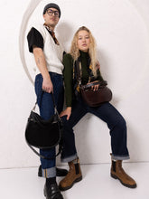 Lederhandtasche STELLA in Schwarz – Ansicht 8