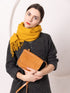 Lederhandtasche RUBY in Caramel