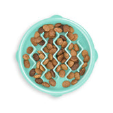 Outward Hound Fun Feeder Slo Bowl Wave Mint