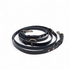 Verstellbare Lederleine TWISTED SWITCH in Schwarz von Cooper & Quint