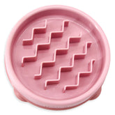 Outward Hound Fun Feeder Slo Bowl Wave Pink