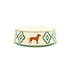 Hundenapf Vizsla von Michael Platin Design, handbemalte Keramik mit Goldrand