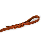 Geflochtene Lederleine TWISTED in Braun von Cooper & Quint
