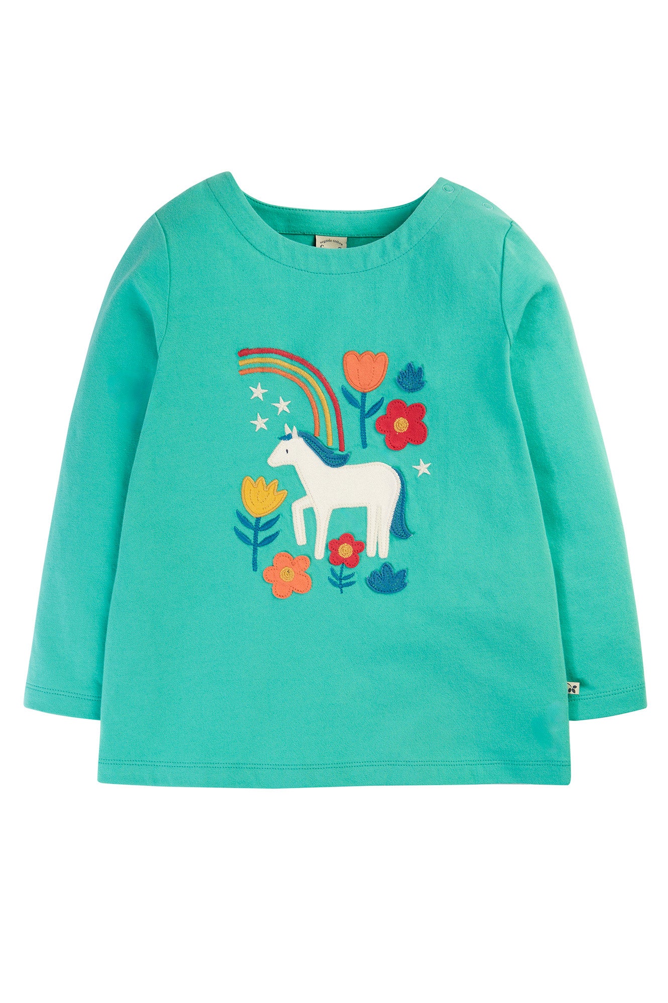 Anna Top mit Einhorn-Applikation von Frugi