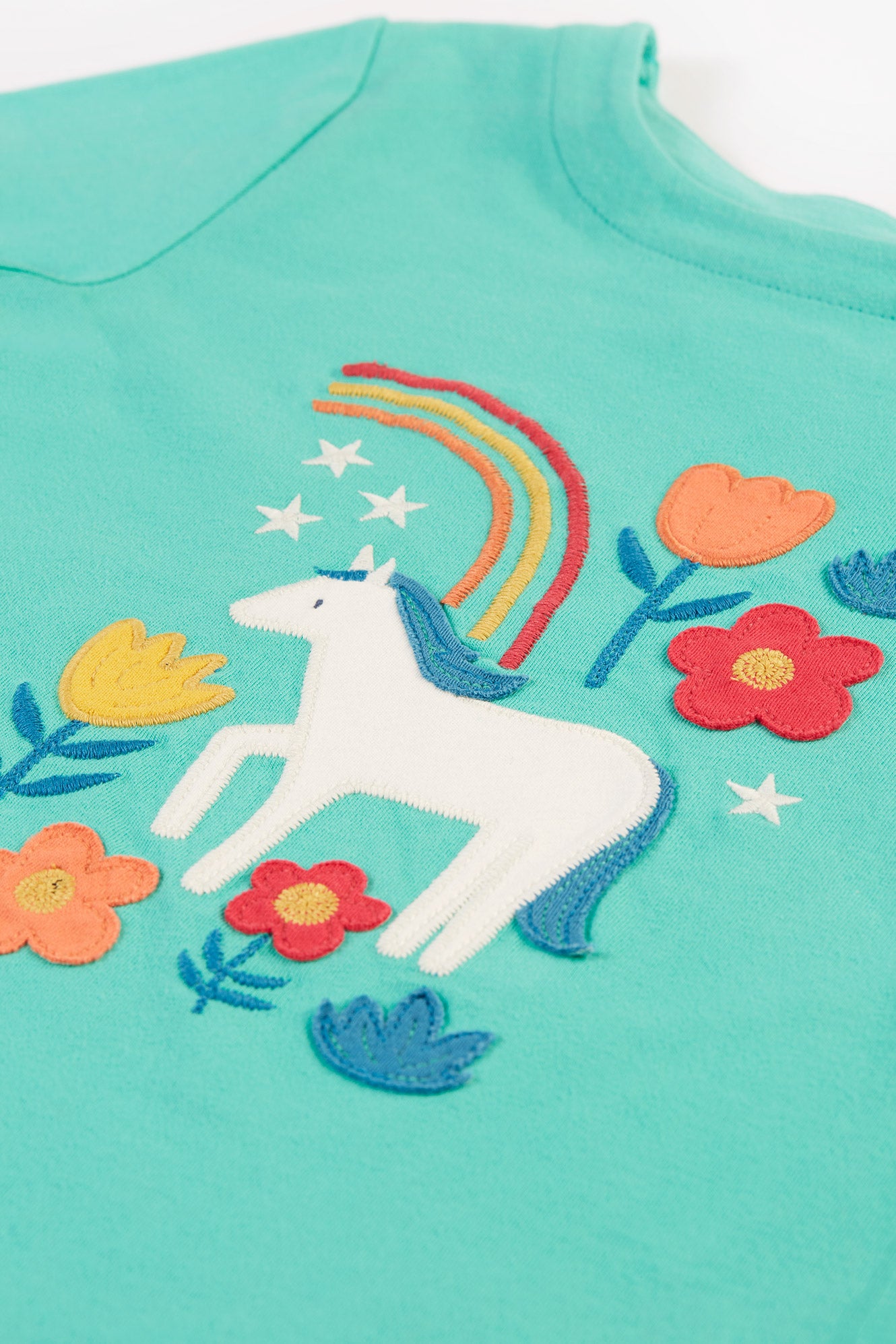 Anna Top mit Einhorn-Applikation von Frugi