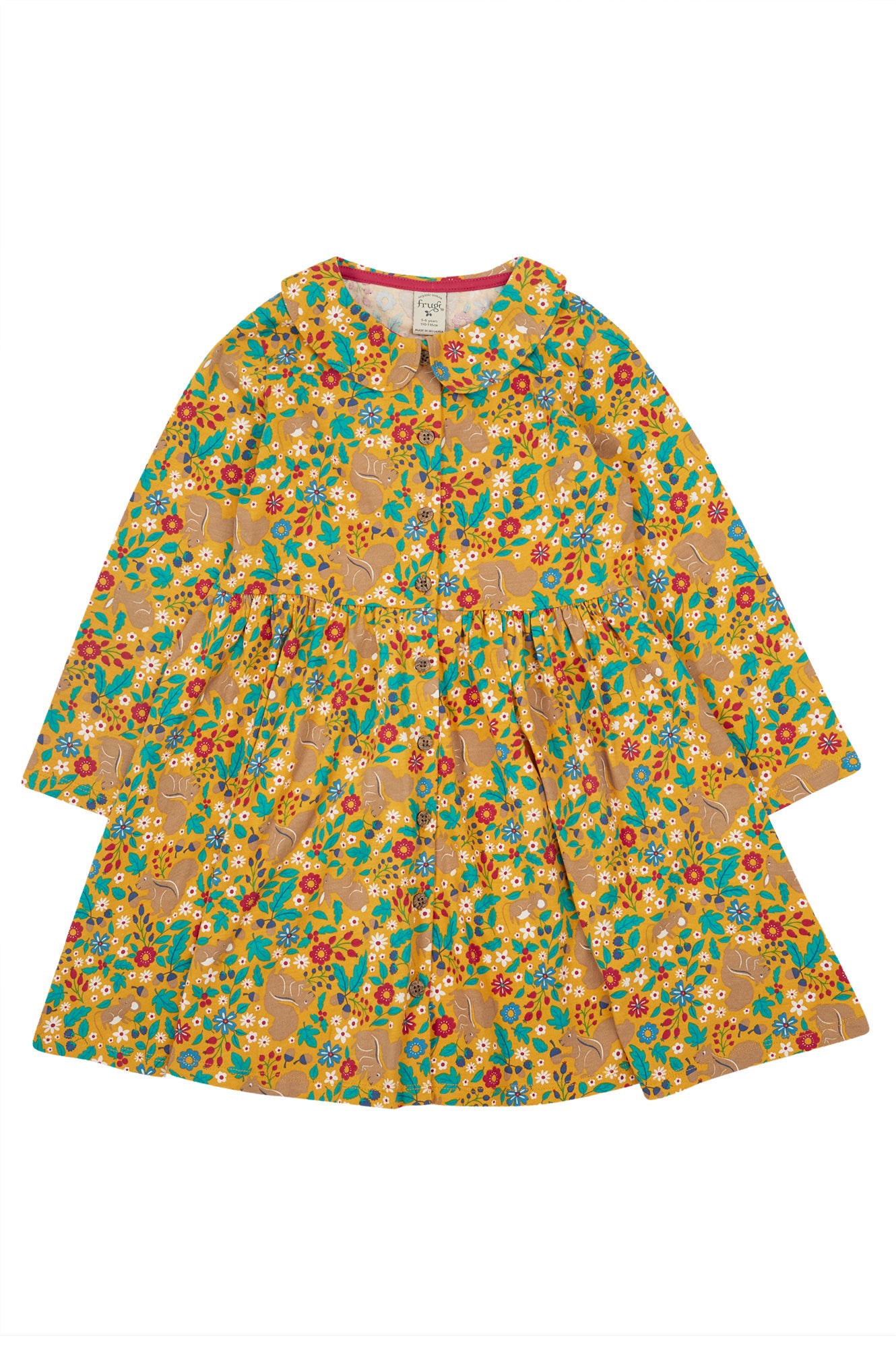 Kleid von Frugi mit Eichhörnchen