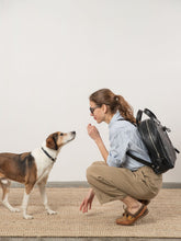 Lederrucksack GORDON in Schwarz