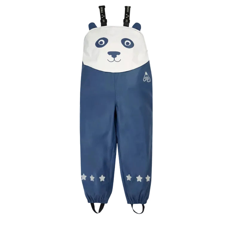 Frugi Kinder Matschhose Navy mit Panda