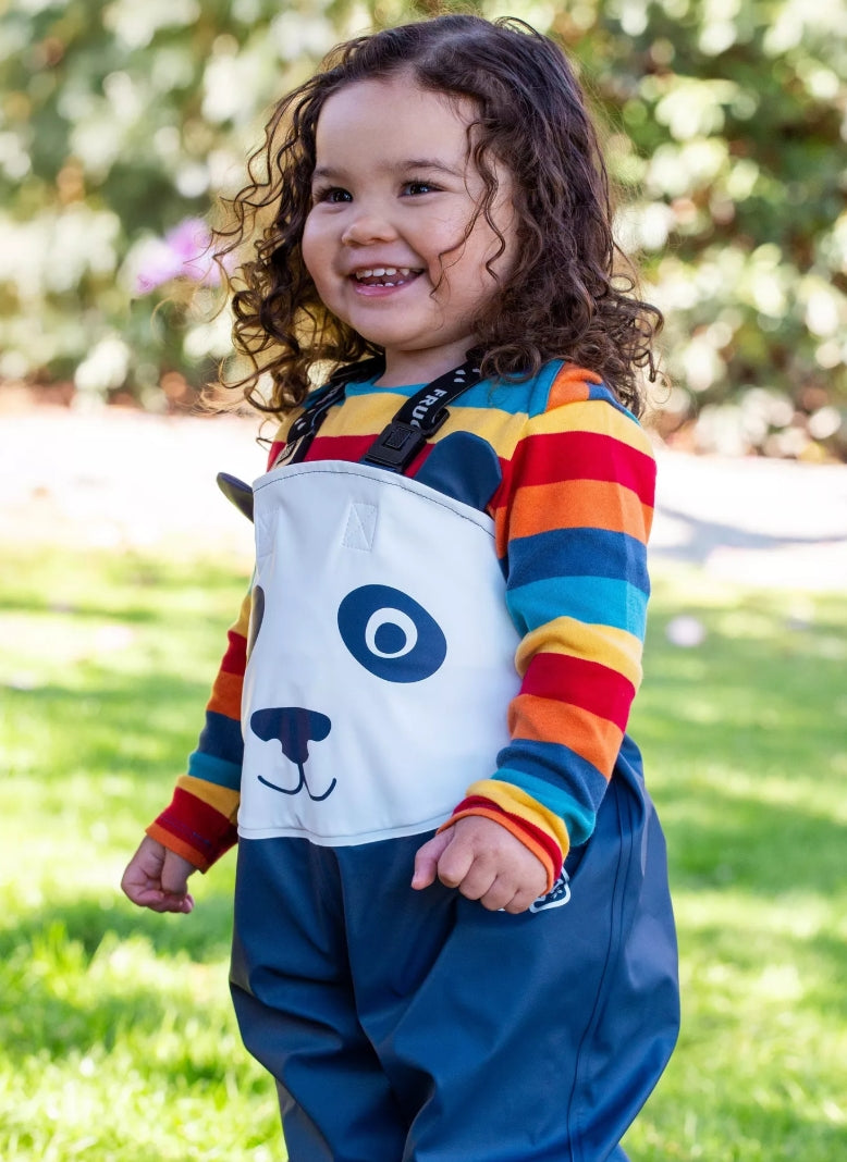 Frugi Matschhose Navy Panda – Ansicht 2