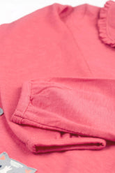Frugi Langarmshirt Rosarot Katze – Ansicht 4