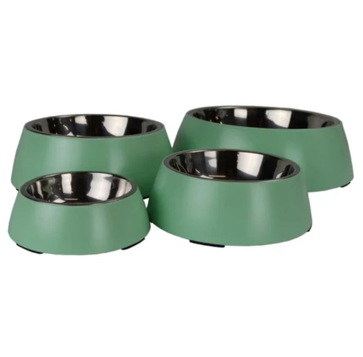 DoggyBowl Metallic Hundenapf Grün