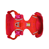 Ruffwear Front Range Flex Geschirr Rose Violet – von oben