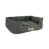 Doggy Snuggle Strong Hundekörbchen in Schwarz, wasserdicht mit Polarfleece