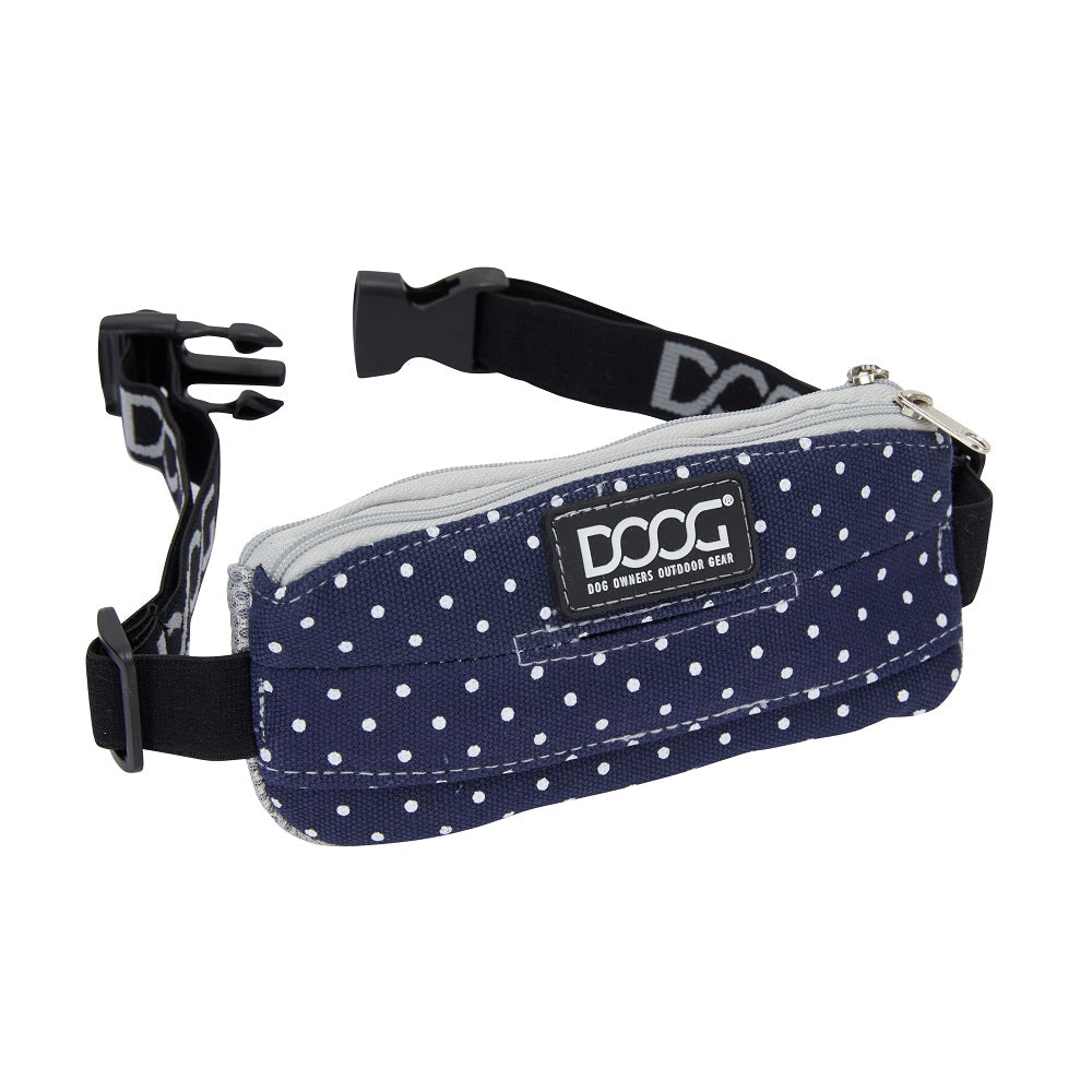 DOOG Mini-Gürteltasche Stella Navy mit Polka Dots