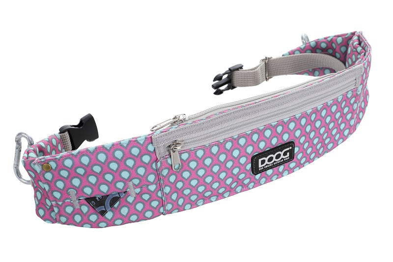 DOOG Walkie Belt Gassigürtel Luna Pink Türkis