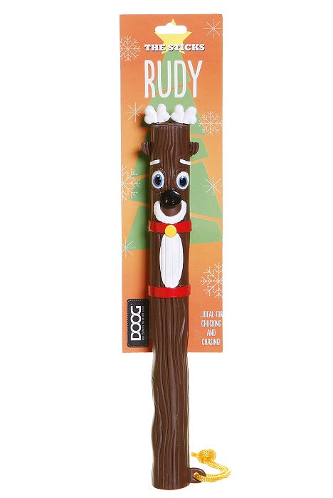 DOOG Stick Rudy Reindeer Hundespielzeug