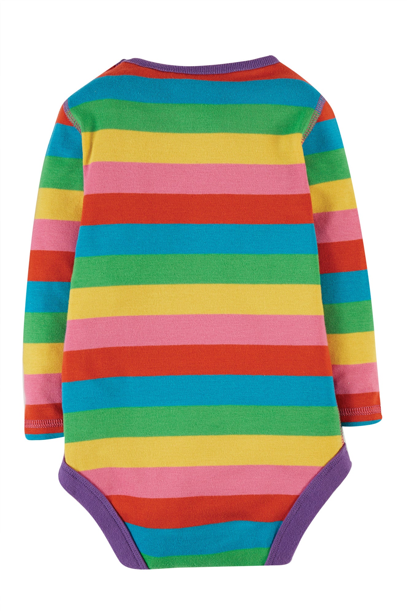 Body mit Regenbogen-Streifen von Frugi